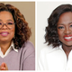 Oprah, left; Viola Davis.